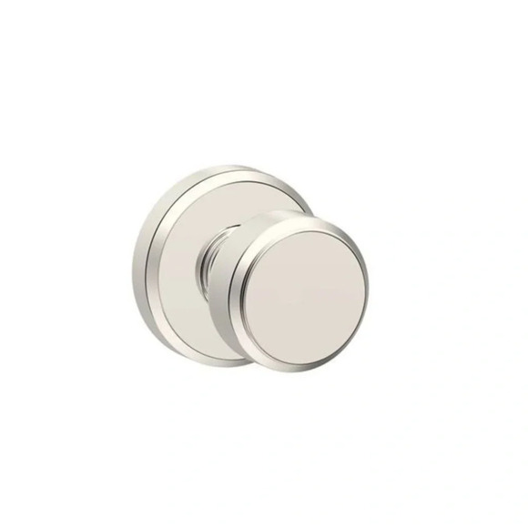Schlage F10 BWE 618 GSN Bowery Passage Knobset Greyson Rosette Polished Nickel - Picture 1 of 10